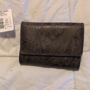 Embossed Brown Wallet